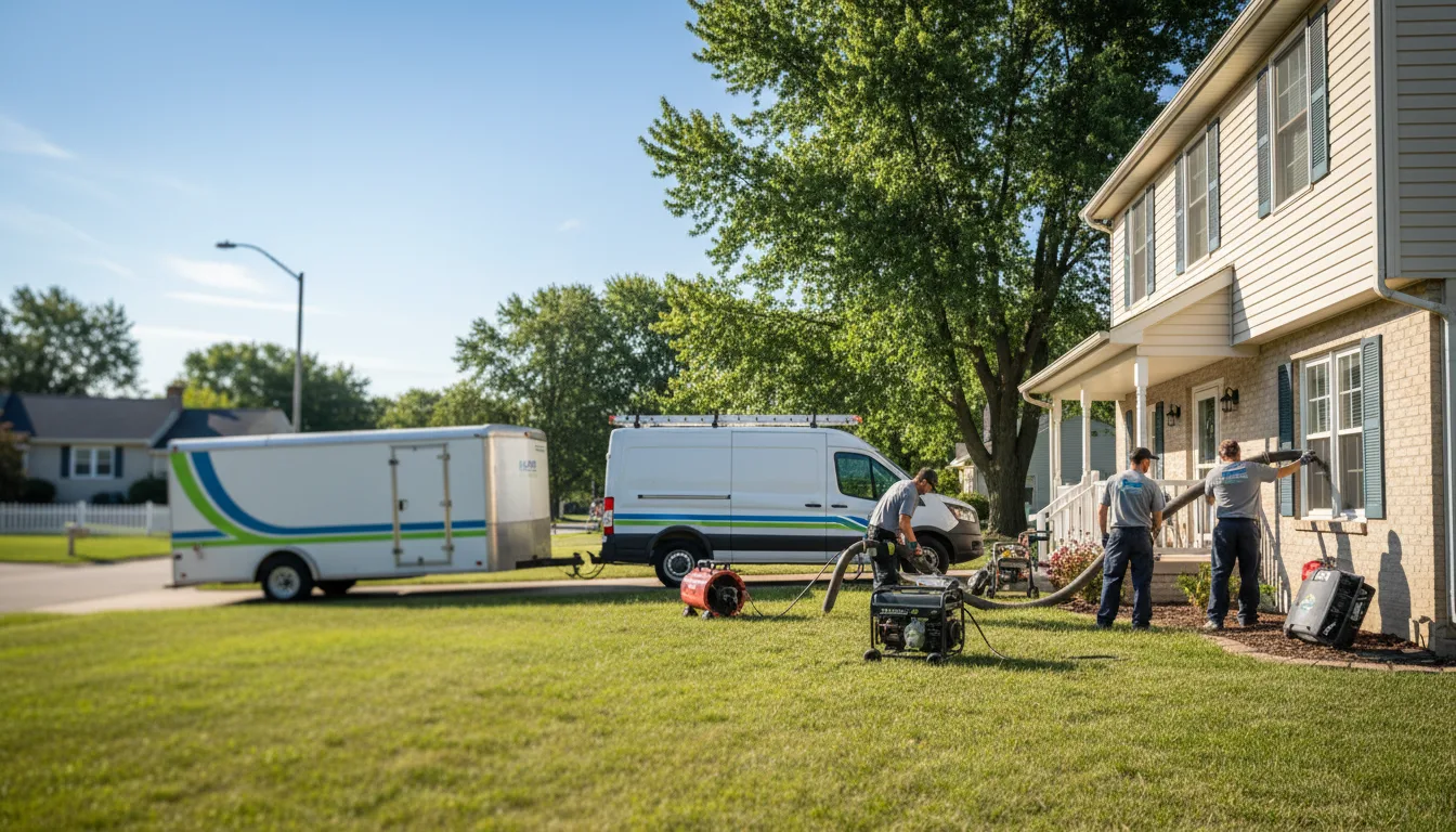 Flooded Basement Restoration And Cleanup With Repair in Shell Rock, IA near me